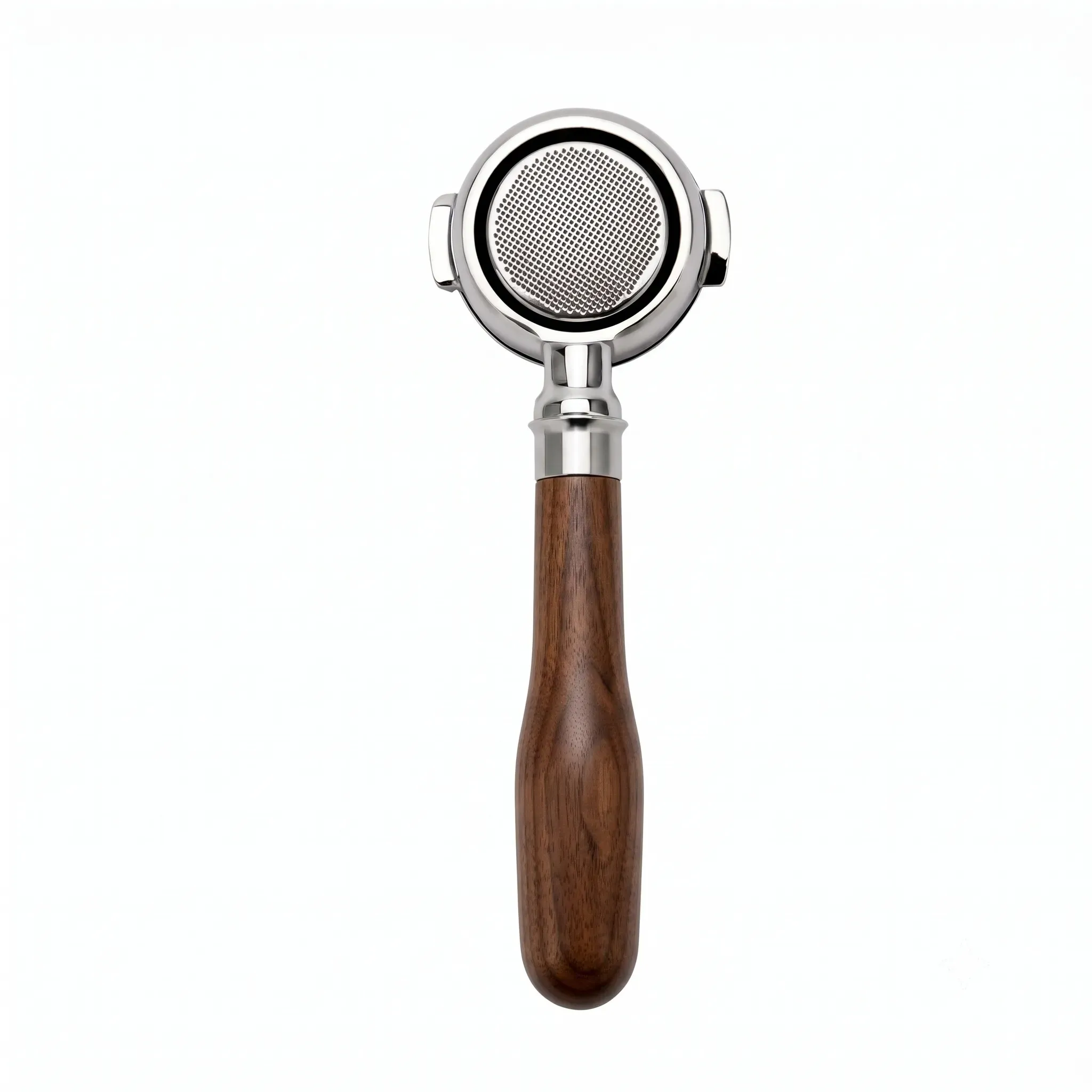 Ideal Portafilter Walnut Wood Bottomless