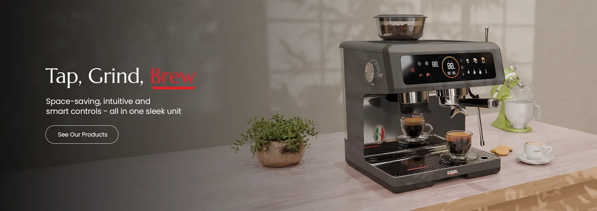 Banner Image for coffee machine Ideal Barista Perfetto