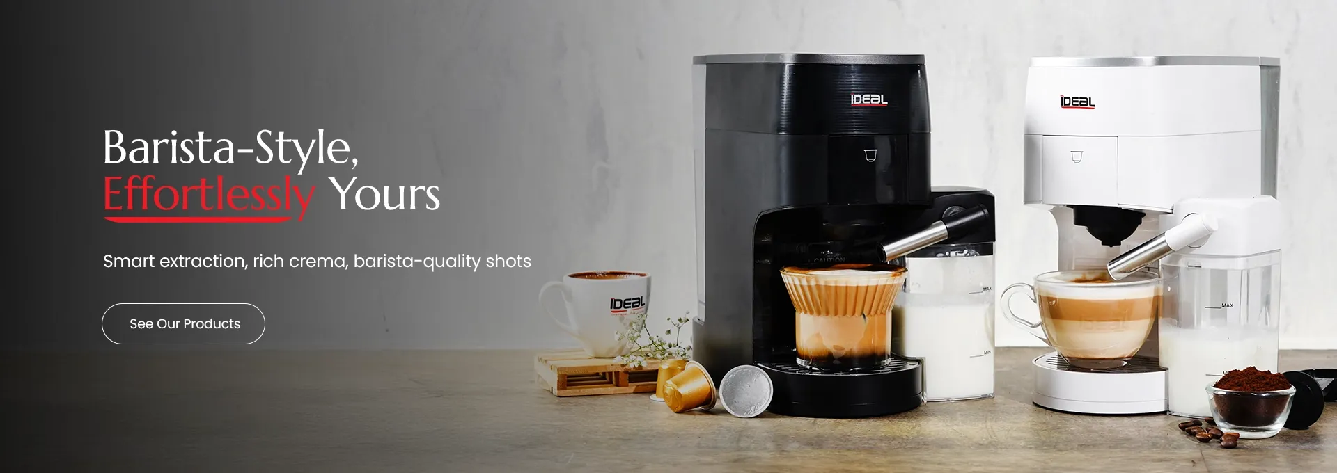 Banner Image for coffee machine Ideal Brew Bella