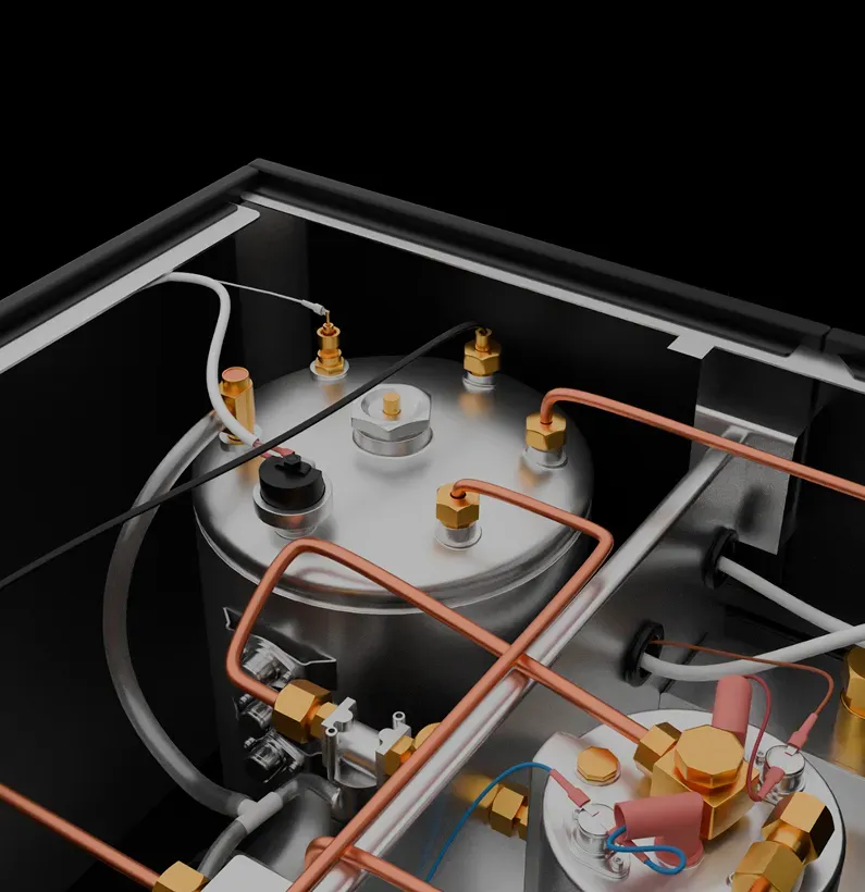 Internal Boiler Connection Top View