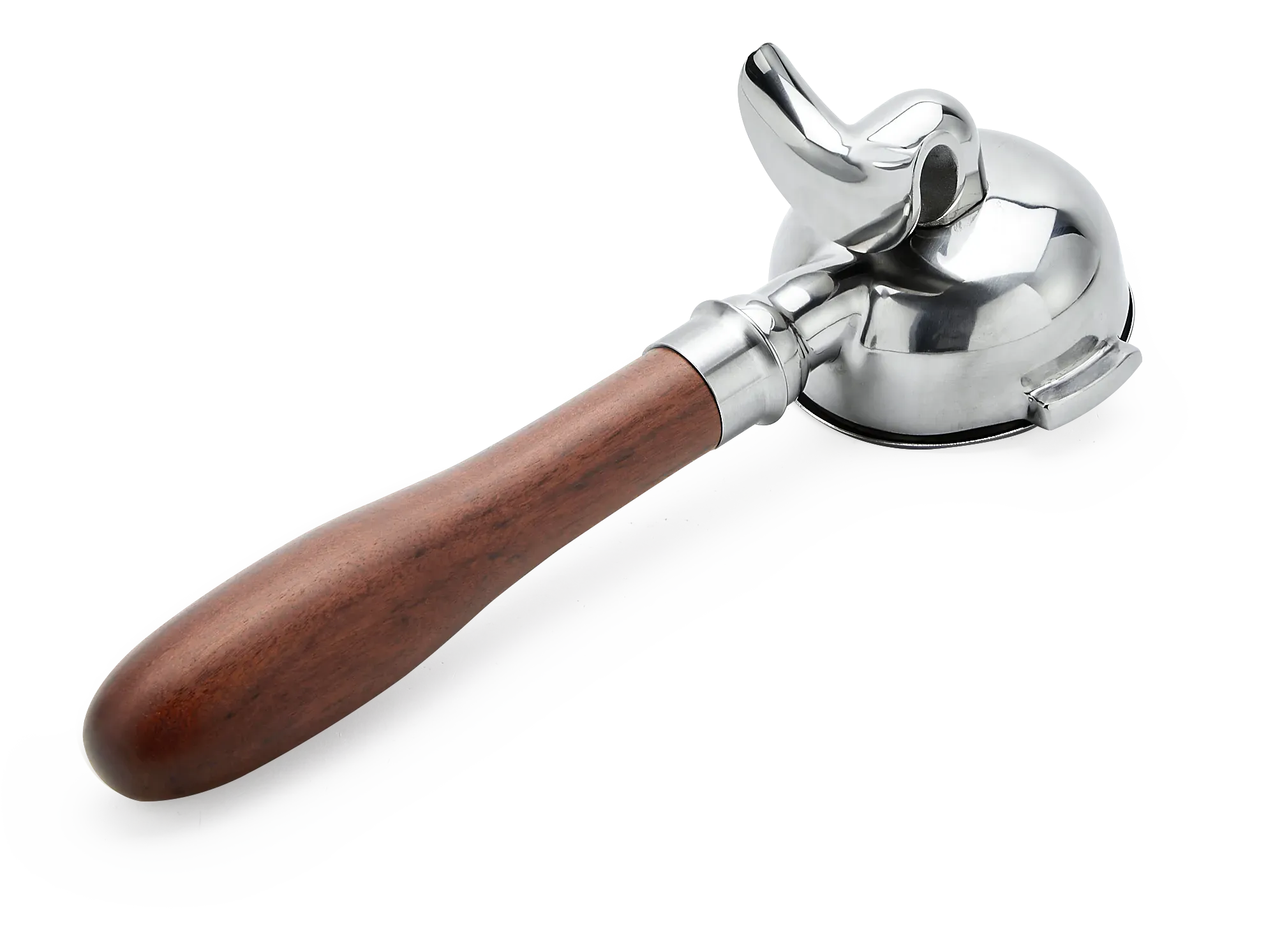 Ideal Portafilter Walnut Wood Double